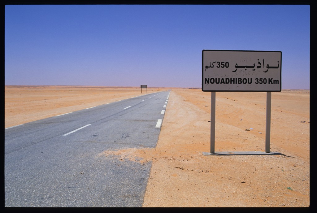 Nouakchott - Nouadhibou road (450 km)